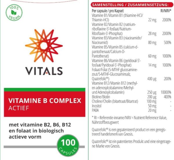 Vitals Vitamine B complex actief